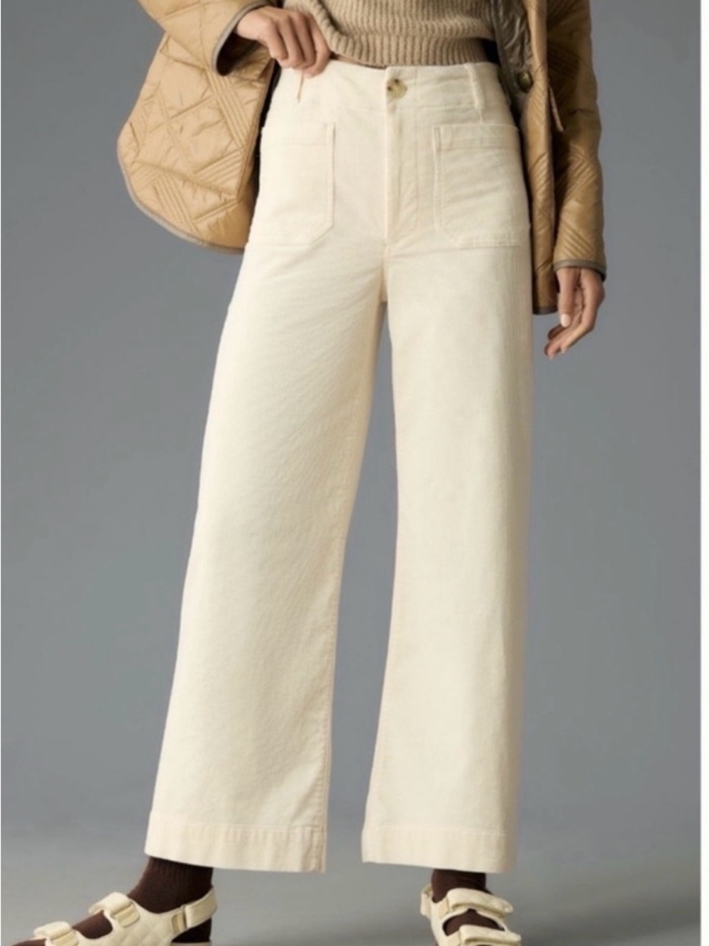 Maeve Colette Corduroy Wide-Leg
Trousers | Anthropologie - Picture 3 of 14